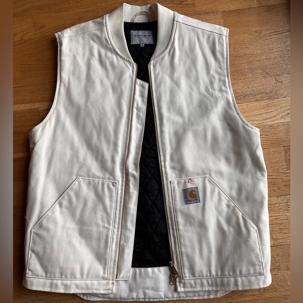 Carhartt WIP white vest